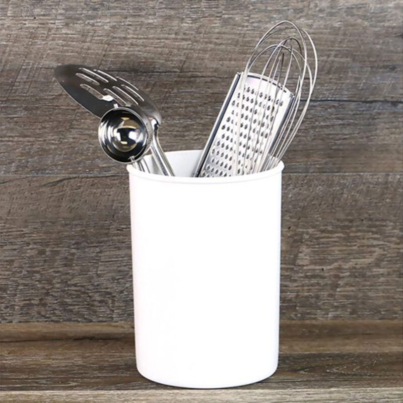 Reston Lloyd Plastic Utensil Holder White - Image 3