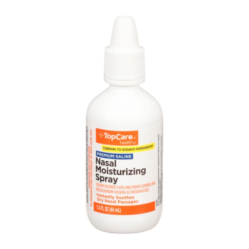 TopCare Nasal Moisturizing Spray, Premium Saline, 1.5 fl oz (44 ml) - Image 3