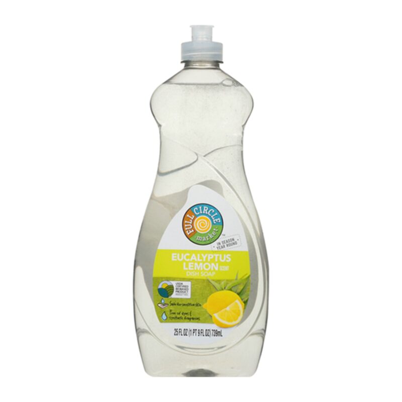 Full Circle Eucalyptus Lemon Liquid Dish Soap, 25 fl oz - Image 3