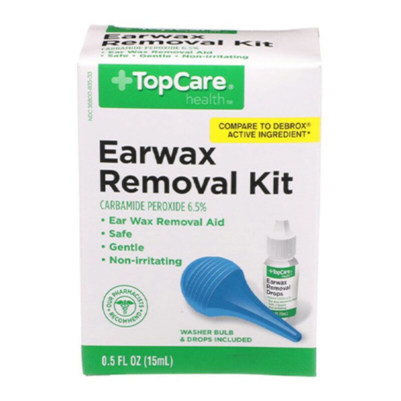 Top Care Earwax Removal Carbamide Peroxide 6.5% Kit, 0.5 FL OZ - Image 3