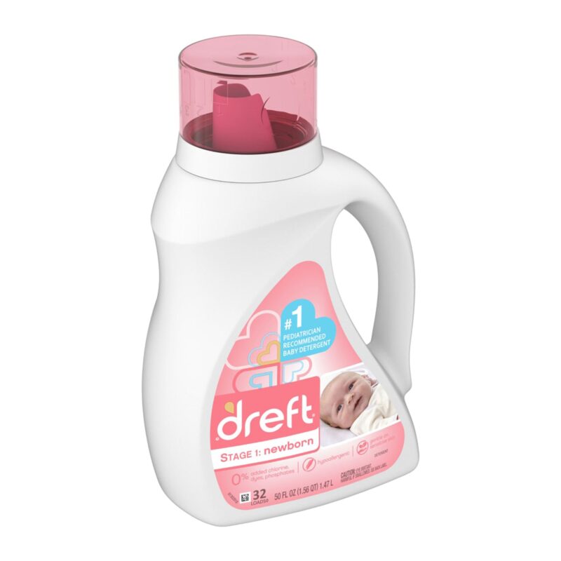 Dreft Detergent, Stage 1: Newborn, 50 fl oz (1.56 qt) 1.47 l - Image 3