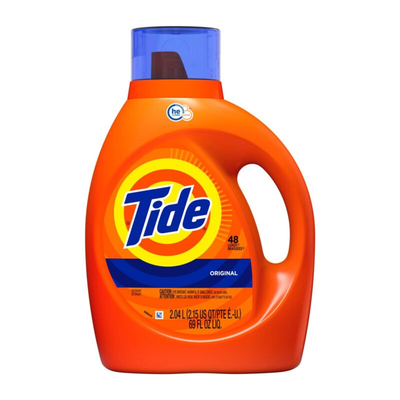 Tide Detergent, HE, Original, 2.04 l (2.15 US qt) 69 fl oz liq - Image 6