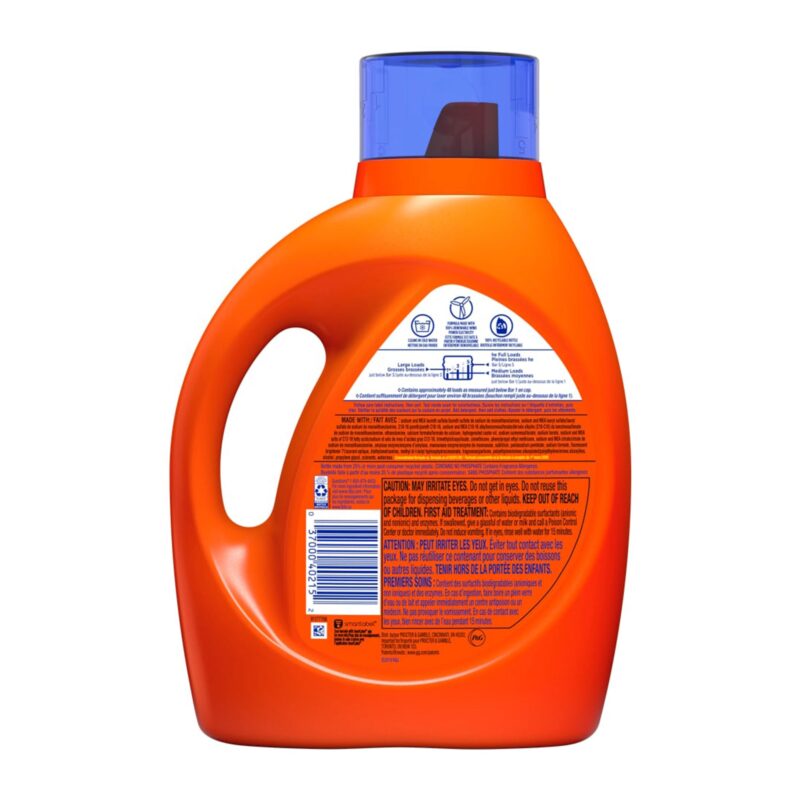 Tide Detergent, HE, Original, 2.04 l (2.15 US qt) 69 fl oz liq - Image 2