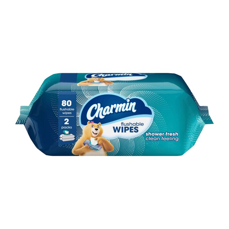 Charmin Flushable Wipes, 80 Wipes - Image 6