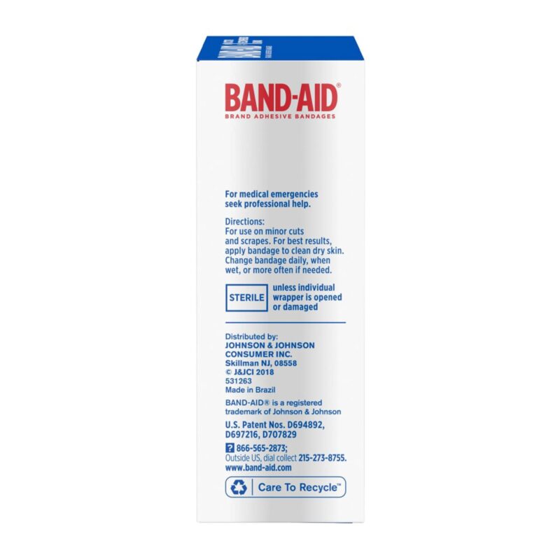 Band Aid Bandages, Adhesive, Flexible Fabric, Assorted Sizes, 30 bandages - Image 4