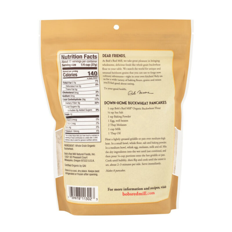 Bob's Red Mill Organic Buckwheat Flour - Image 2