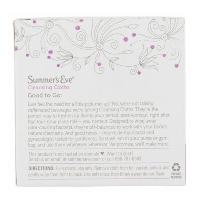 Summer's Eve Island Splash Cleansing Cloths - 16 Ct - Image 2