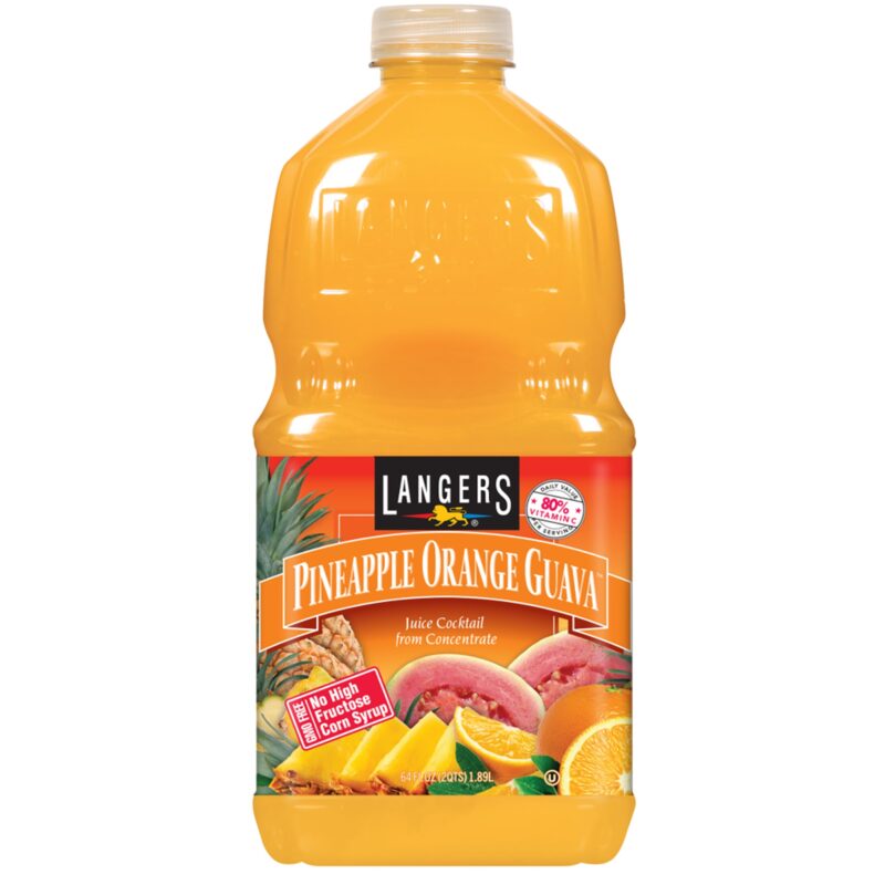 Langers Juice Cocktail, Pineapple Orange Guava, 64 Fl Oz - Image 6