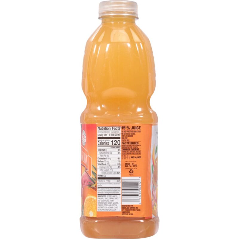 Langers Juice Cocktail, Pineapple Orange Guava, 64 Fl Oz - Image 4