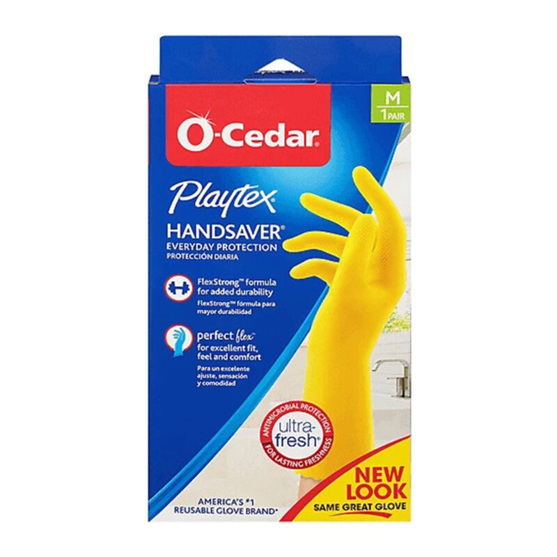 O-Cedar Gloves, Handsaver, Medium, 1 pair - Image 2