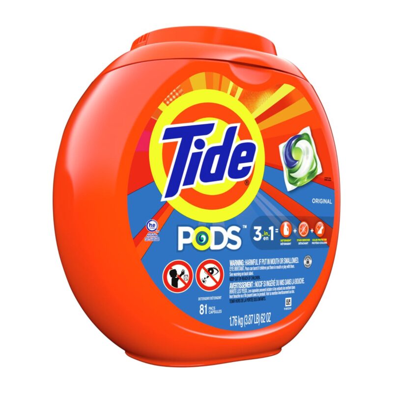 Tide Pods 3 in 1 Detergent + Stain Remover + Color Protector Spring Meadow - Image 3