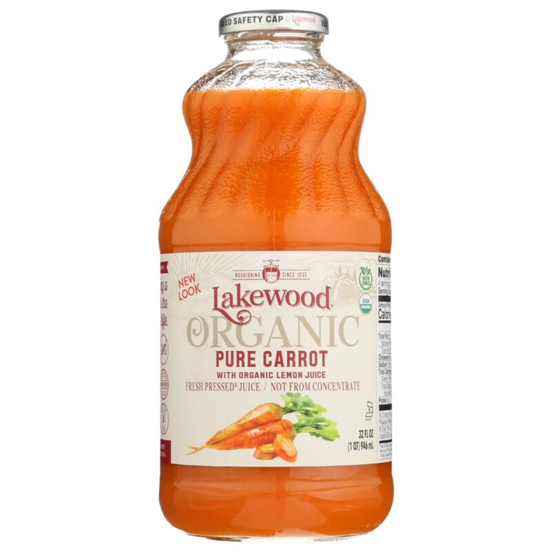 Lakewood Pressed Juice, Organic, Pure Carrot - Image 4