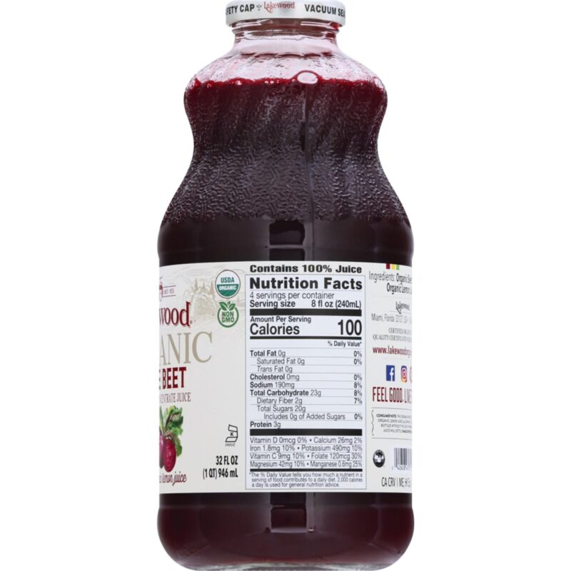 Lakewood Organic Super Beet Juice - Image 4