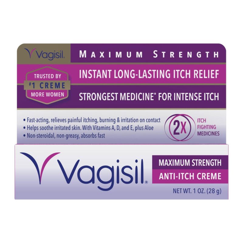 Vagisil Anti-Itch Creme, Maximum Strength, 1 oz (28 g) - Image 3