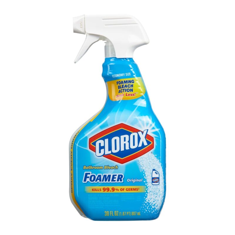 Clorox Bathroom Bleach, Foamer, Original, Economy Size, 30 fl oz (1.87 pt) 887 ml - Image 3