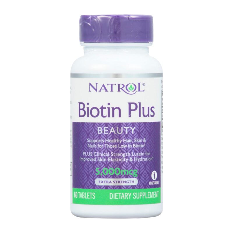 Natrol Biotin Plus, Extra Strength, 5000 mcg, Tablets, 60 tablets - Image 4