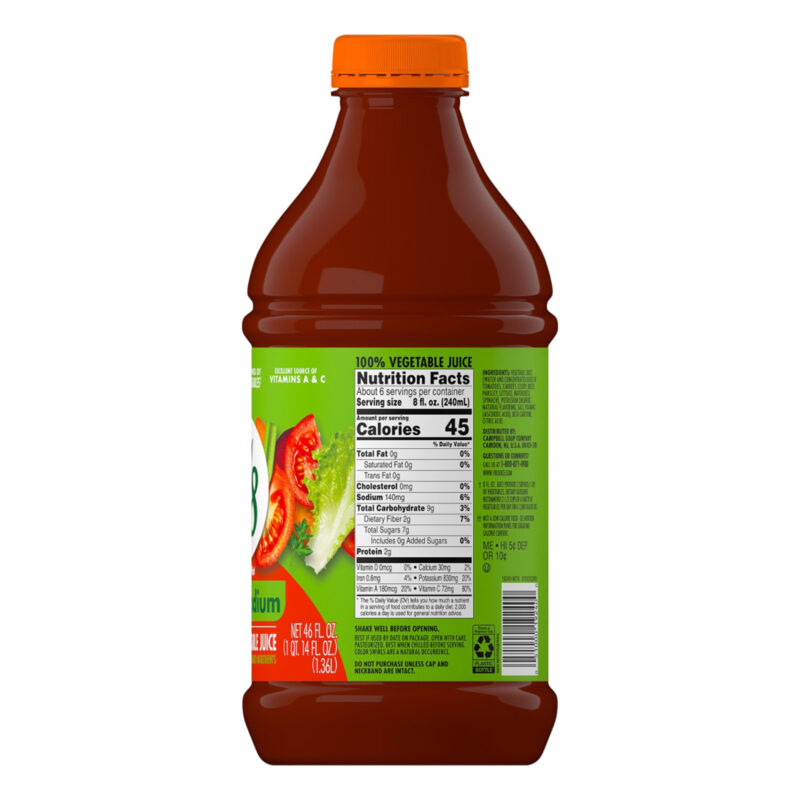 100% Vegetable Juice Low Sodium Spi - Image 2