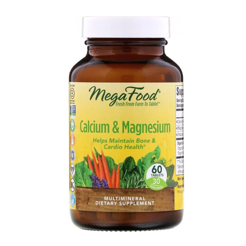 MEGAFOOD Calcium Magnesium Potassium Dailyfoods, 60 CT