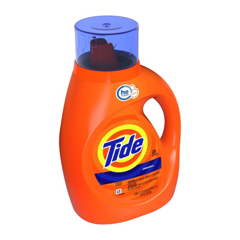 Tide Detergent, Original, 1.09 l (1.15 us qt) 37 fl Oz Liquid - Image 4