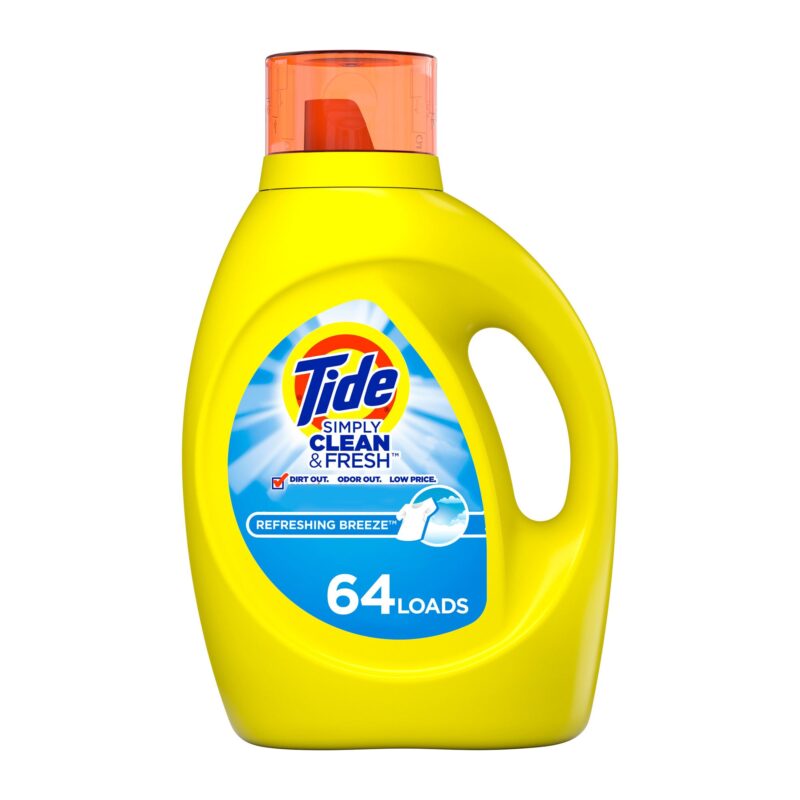 Tide Detergent, Refreshing Breeze, 2.72 l (2.87 qt) 92 fl oz - Image 2