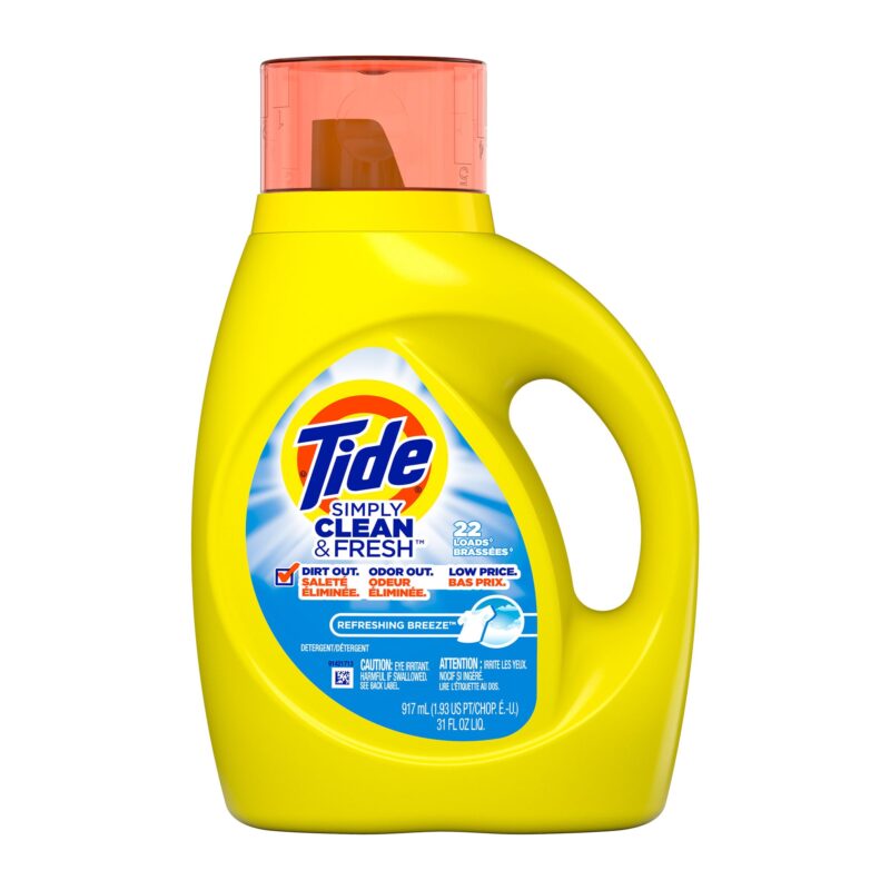 Tide Detergent, Refreshing Breeze, 917 ml (1.93 pt) 31 fl oz - Image 6