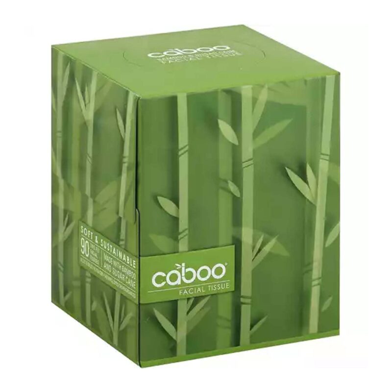 Caboo Facial Tissue, Two-Ply, 90 tissues - Image 3