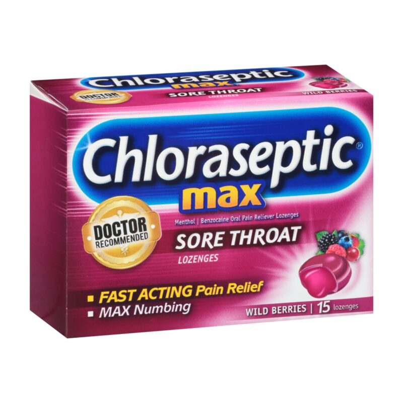 Chloraseptic Sore Throat Lozenges, Wild Berries, 15 lozenges - Image 2