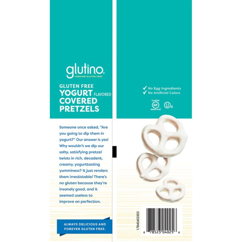 Glutino Pretzels Yogurt, 5.5 Oz - Image 2