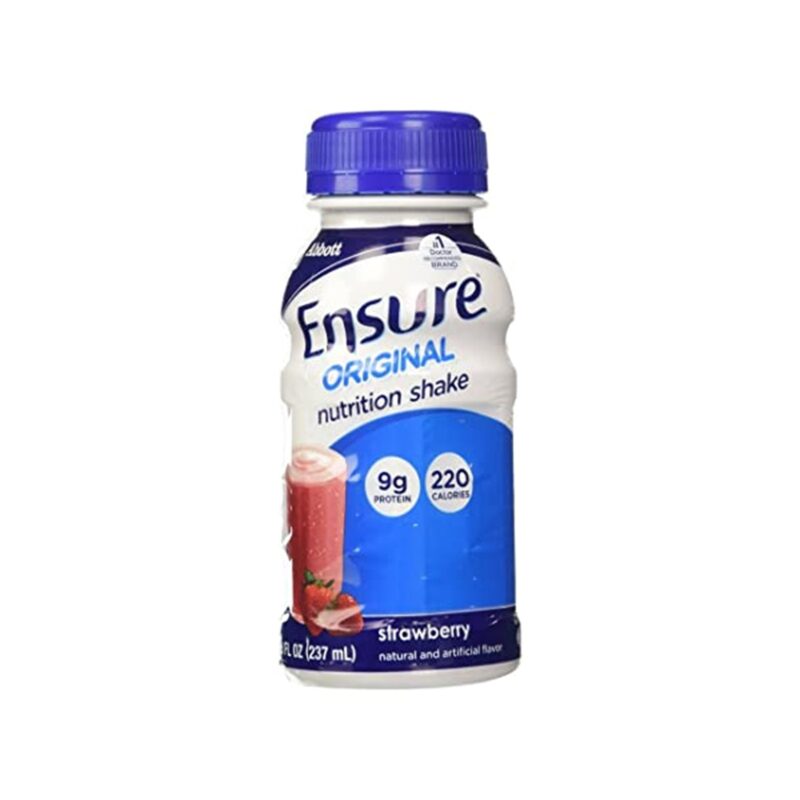 Ensure Original Nutrition Shake Strawberry Ready-to-Drink, 6 - 8 fl oz (237 ml) bottles - Image 3