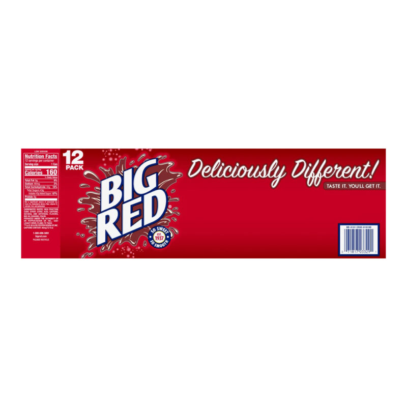 Big Red Soda - 12 Ct 12 Fl Oz Cans - Image 3