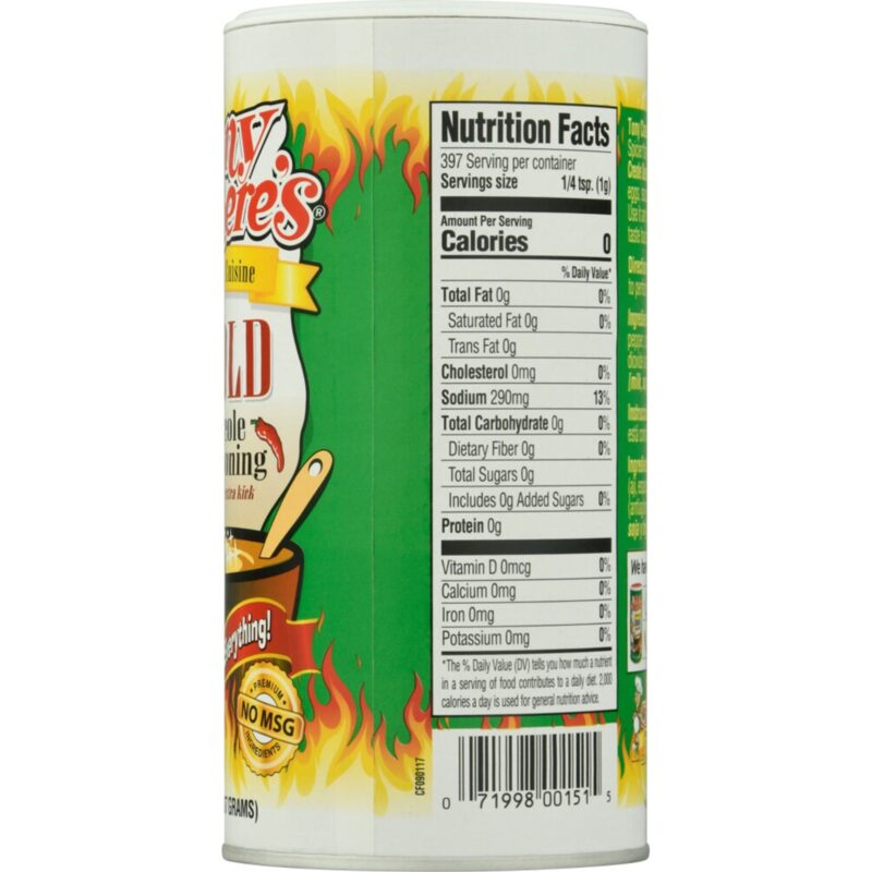 Tony Chachere's Bold Creole Seasoning, 14 oz - Image 3