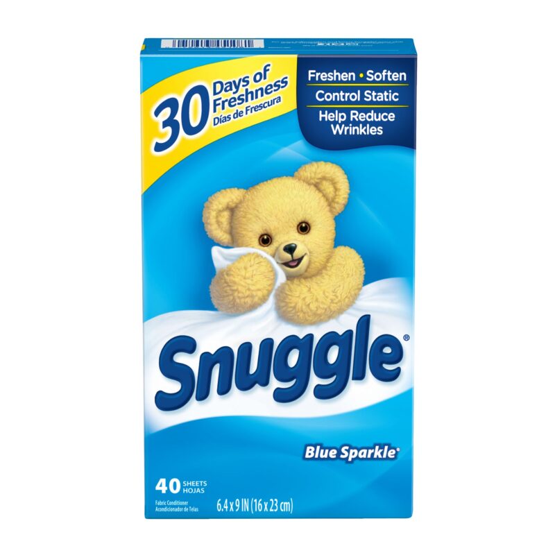 Snuggle Fabric Conditioner, Blue Sparkle, 40 sheets - Image 3