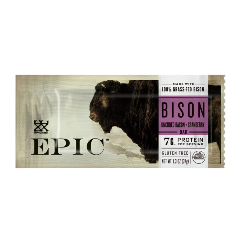 Epic Bison Bacon Cranberry Snack Bar, 1.3 Oz - Image 4