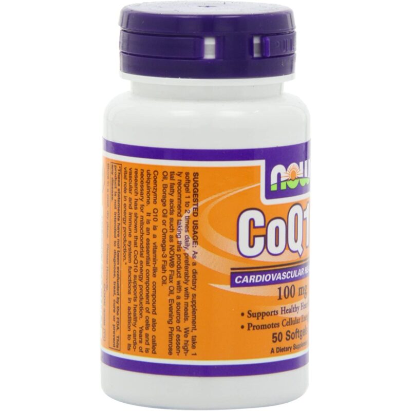 Now Co Q10 50 Mg - 100 Caps - Image 5