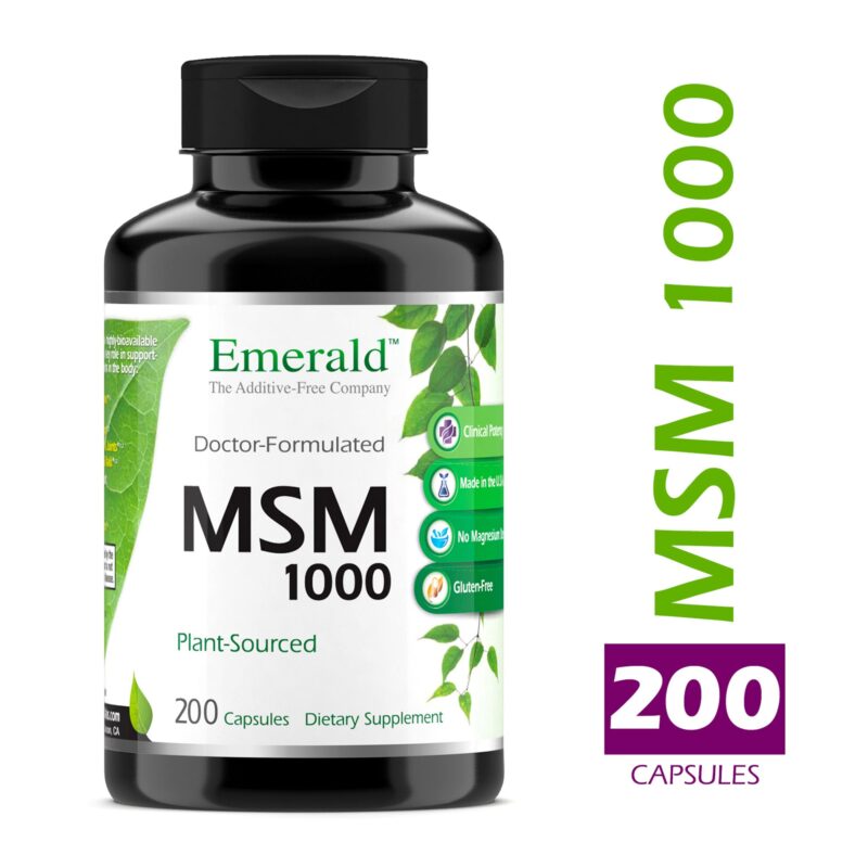 Emerald Msm 1000 Mg - 200 Caps - Image 3