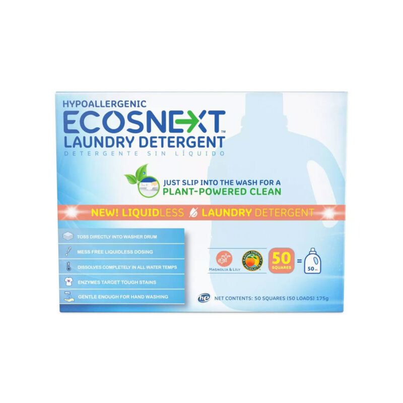 Ecos Magnolia & Lily Liquidless Laundry Detergent 50 Count