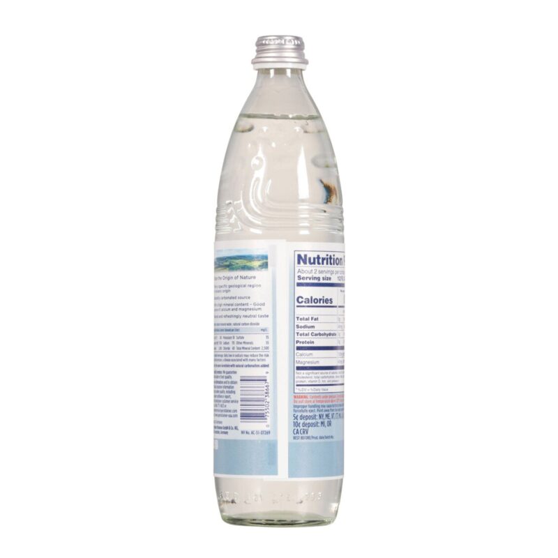 Gerolsteiner Sparkling Mineral Water, 25.3 oz - Image 2