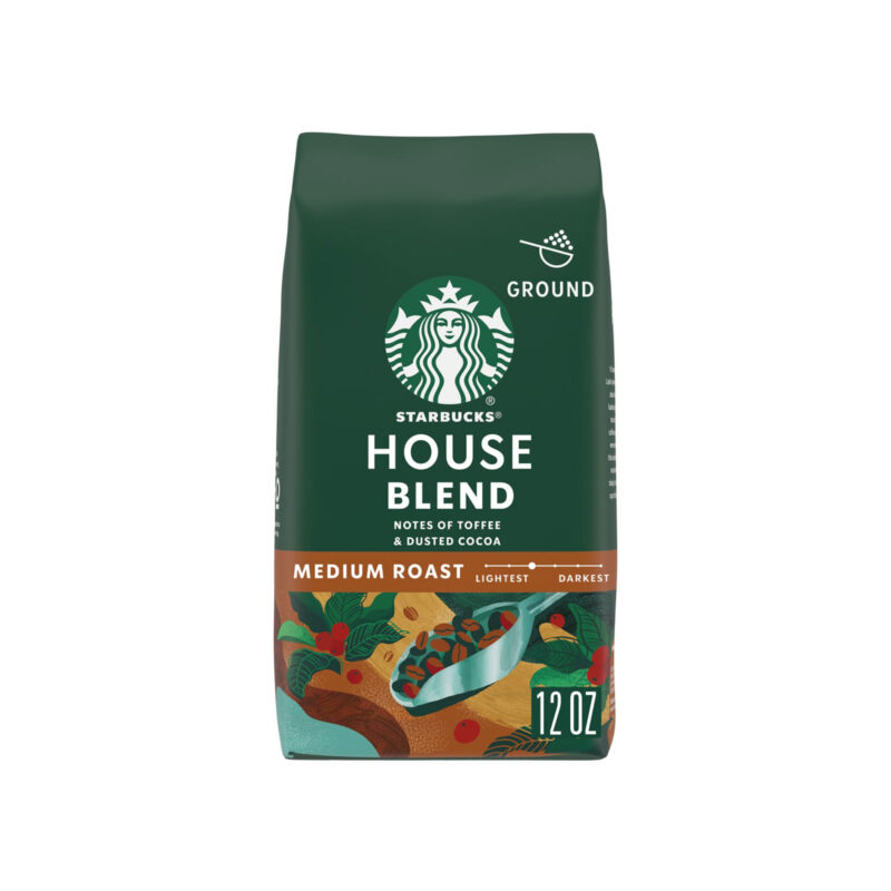 Starbucks Medium Roast Ground Coffee, House Blend, 100% Arabica, 12 Oz  - Image 6