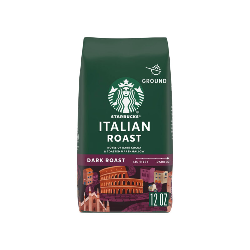 Starbucks Dark Roast Ground Coffee, Italian Roast, 100% Arabica, 12 Oz - Image 6