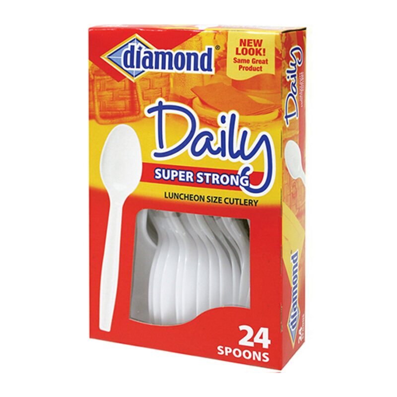 Diamond Spoons, Super Strong, 24 spoons - Image 6