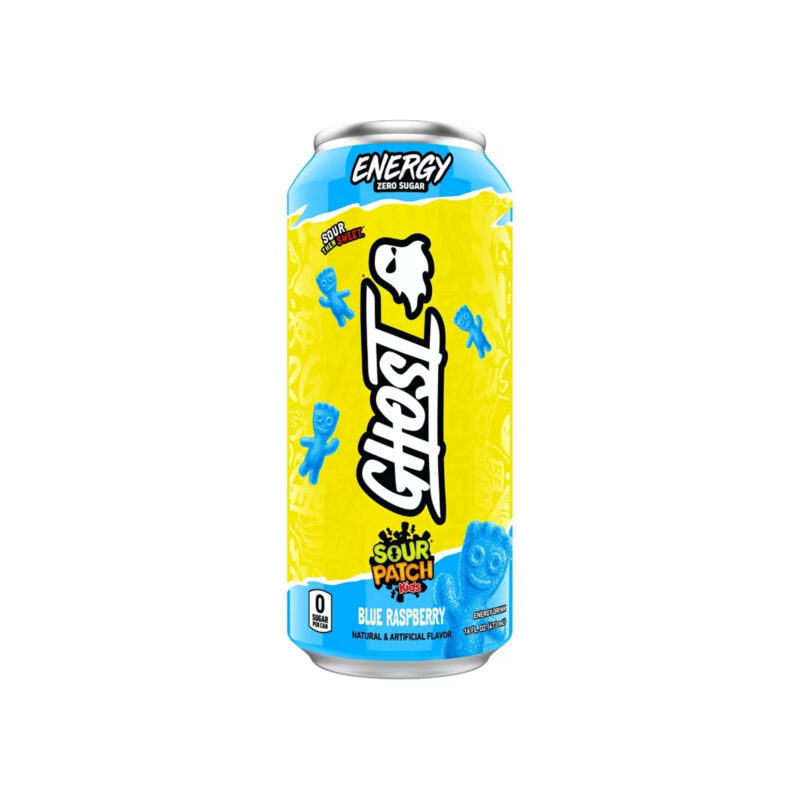 Ghost Energy Sour Patch Blue Ras Energy Drink, 16 Fl Oz - Image 5