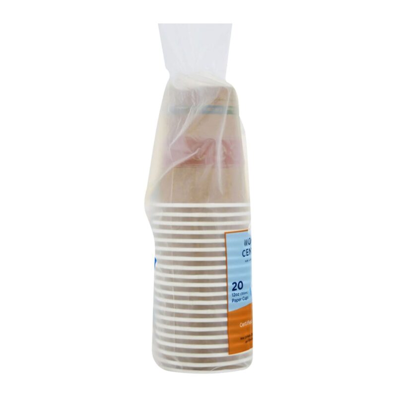 World Centric Paper Cups, 12 Ounce, 20 cups - Image 2