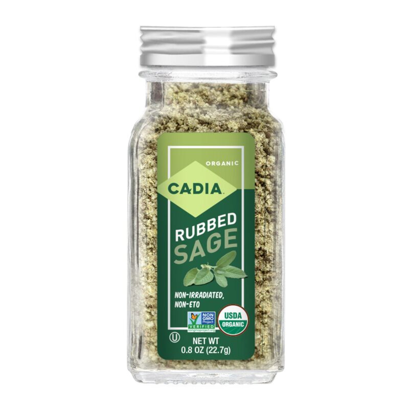 Cadia Organic Rubbed Sage, 0.8 Oz