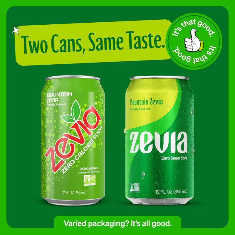 Zevia Zero Calorie Soda, Mountain Zevia, 12 Ounce Cans (Pack of 6) - Image 5