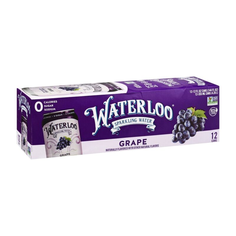 Waterloo Sparkling Water Grape 12 pk - 12 Fl Oz - Image 2