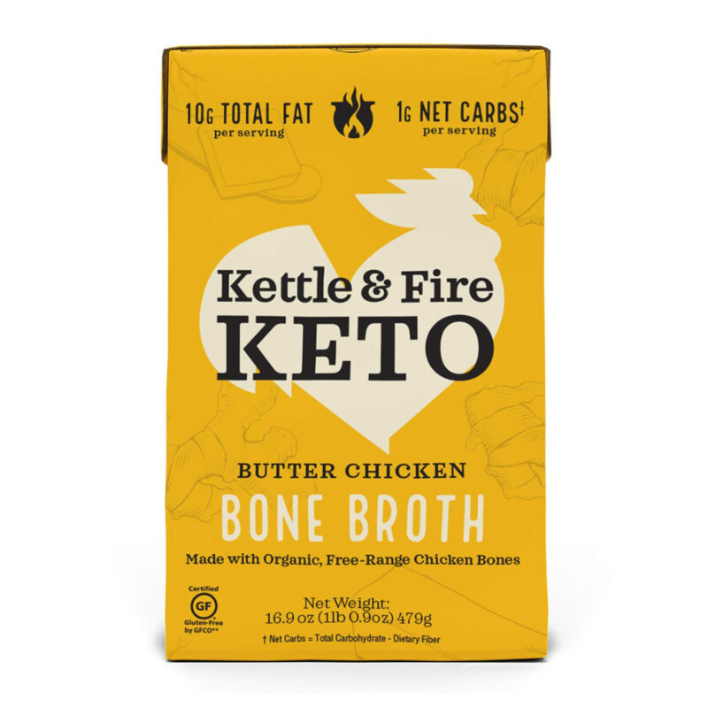 Kettle & Fire Butter Chicken Bone Broth, 16.9 Oz - Image 5