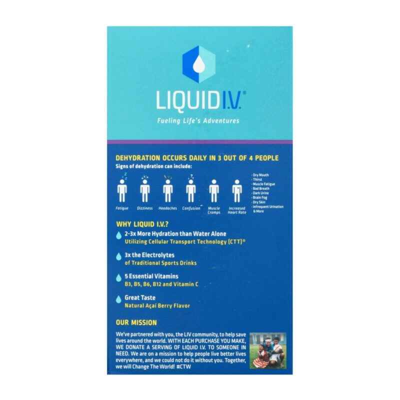 Hydration Multiplier Acai Berry 5.65 Oz by Liquid I.V - Image 3