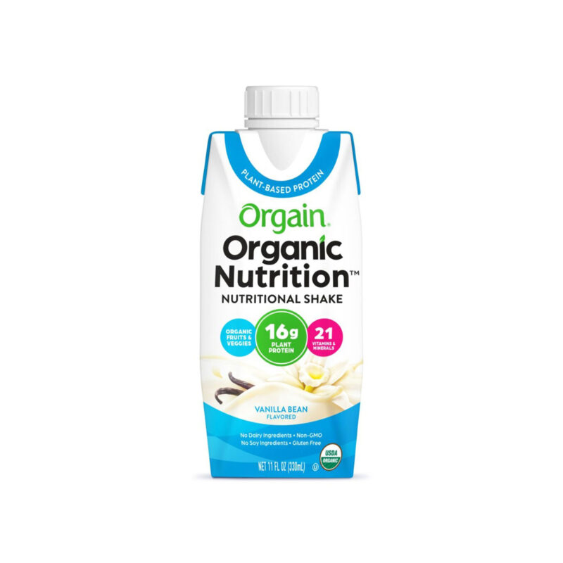 Orgain Organic Vegan Nutritional Shake Sweet Vanilla Bean, 11 Fl Oz - Image 4