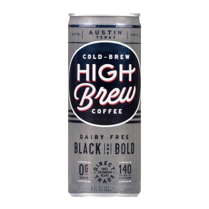 High Brew Coffee Black & Bold Cold-Brew Coffee, 8 Oz - Image 4