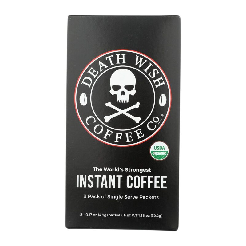 Death Wish Coffee Co., Instant Coffee, Single Serve Packets, 1.38 Oz - Image 4